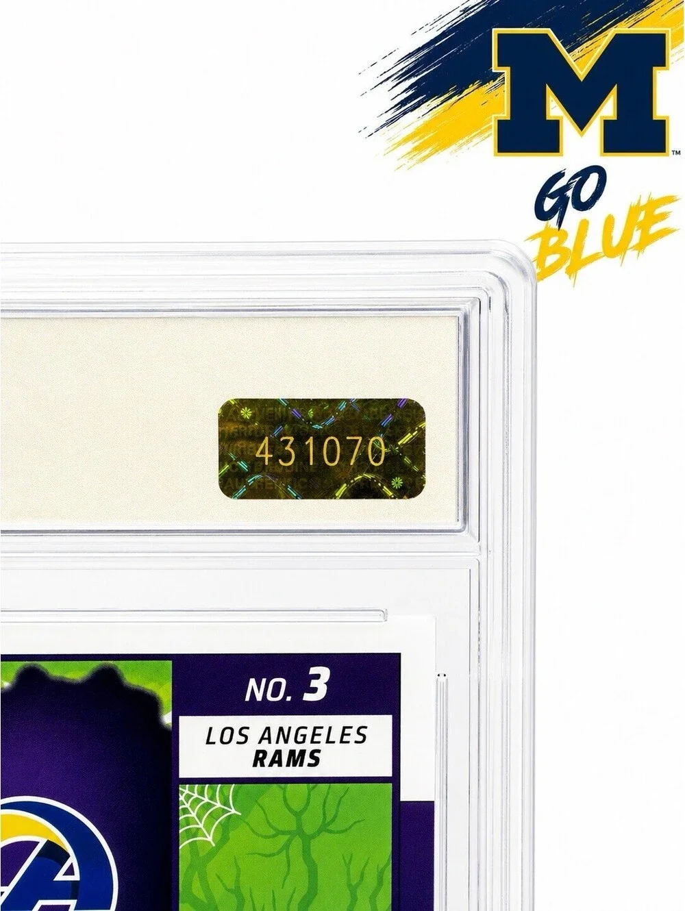 Blake Corum 2024 Score-A-Treat Bats RC EJE 10 Gem Mint Michigan Wolverines Rams